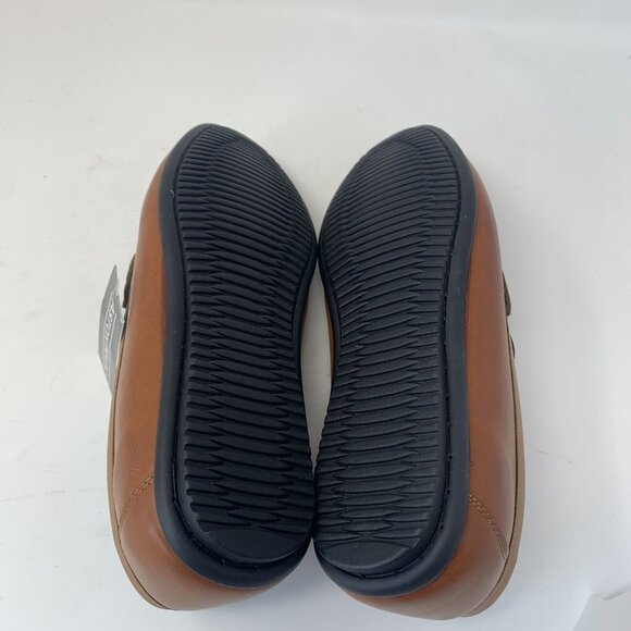 Aston Marc Step-01 Embossed Driving Loafers Men's 10.5M‎ Tan Slip-on Shoes S0693 - Picture 7 of 12